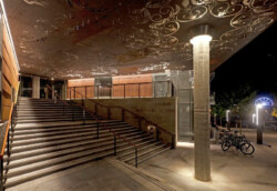 Finished Corten Steel Ceiling