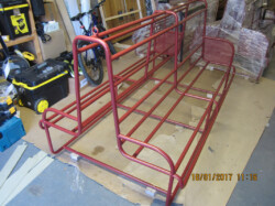 Powder coated formed tube seating