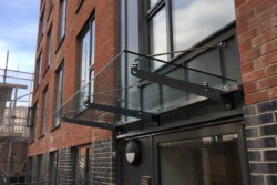 Stainless Steel Glass Canopy