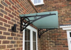 Custom Made Glass Canopy Brackets