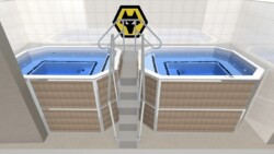 Solidworks 3D Render Molineux Stadium Baths