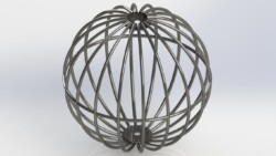 3D Rendered Tube Sphere