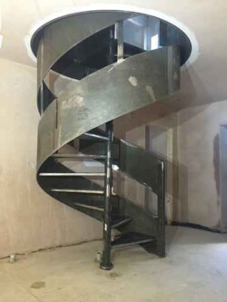 Mild Steel Spiral Staircase